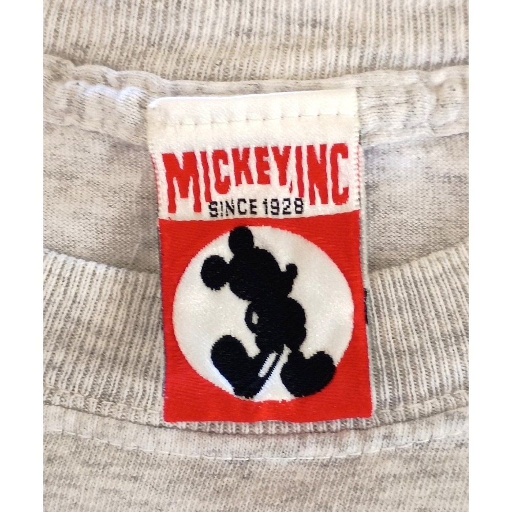 Vintage 90's Disney "Goofy Defined" graphic T-Shirt Heather Gray  Size Large - Picture 4 of 5